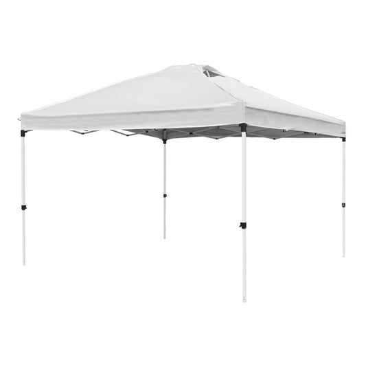 BDGEM 10x10 Pop Up Canopy, Portable Sun Shade Beach Tent, Gazebo Heavy Duty Patio Shelter with Cover Wheeled Bag, 8 Stakes, 4 Ropes, 4 Weight Bags, Idear for Parties, Backyard, Camping