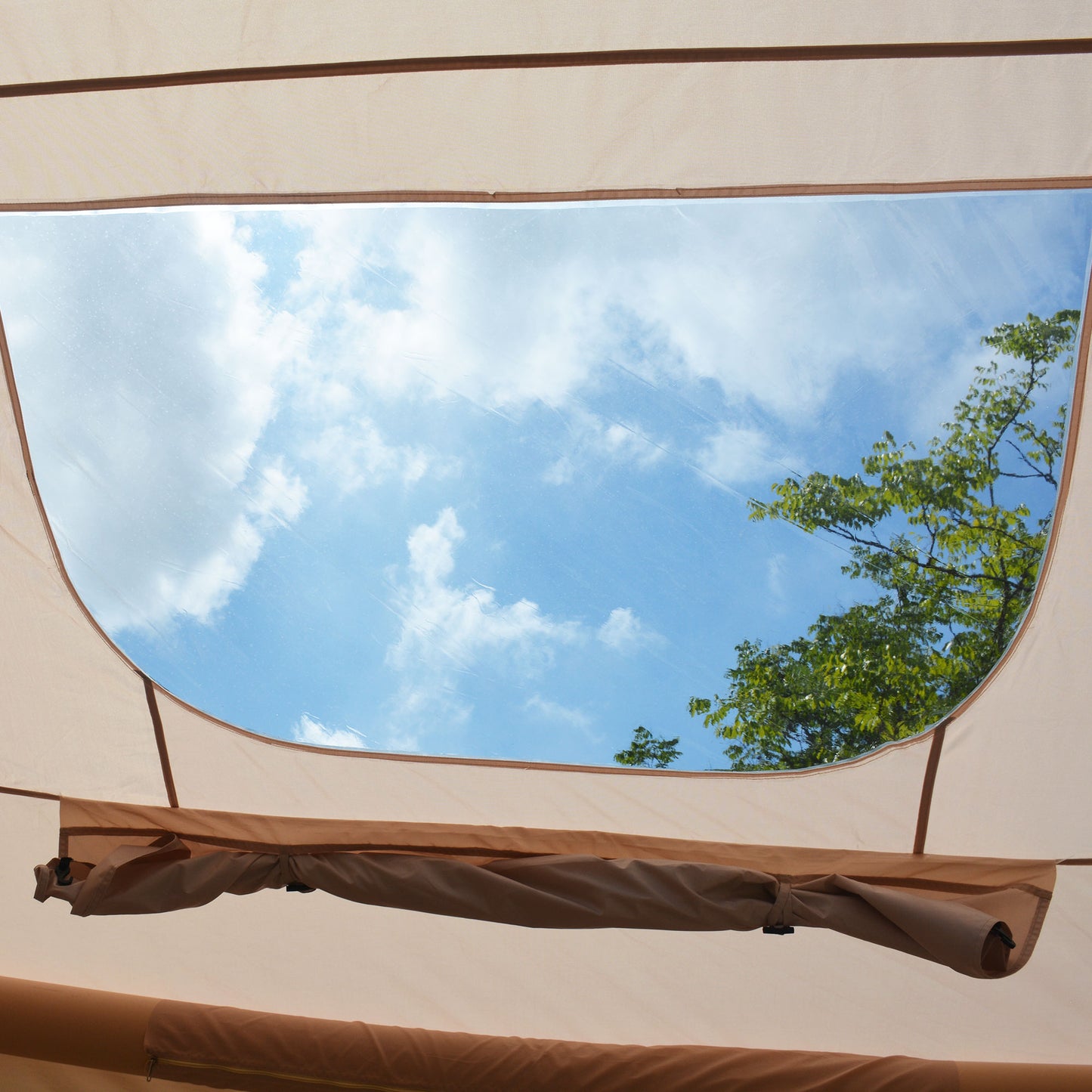 6.3m ² Inflatable Camping Tent , 4 Season Waterproof Windproof, Clear Skylight & 420D Oxford Waterproof, Air Tent with Mesh Windows/Doors WL
