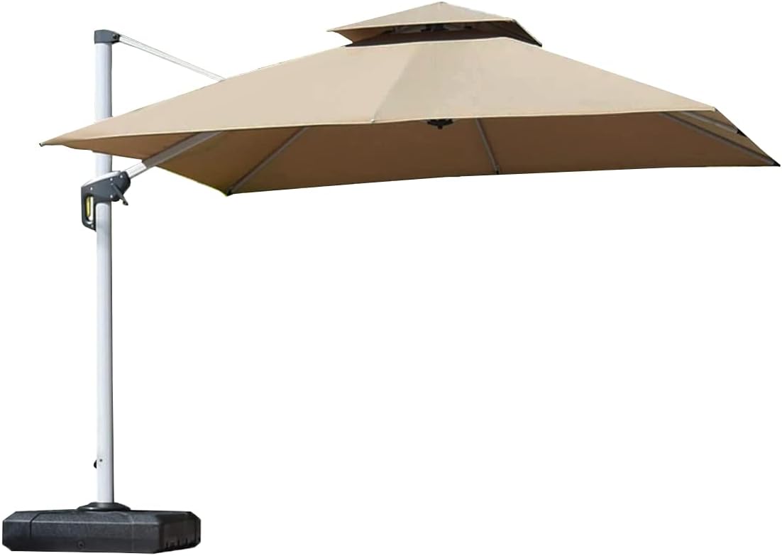 Garden Winds Replacement Canopy Top Cover Compatible with The Purple Leaf Square ZYLRS10 Umbrella - Riplock 500
