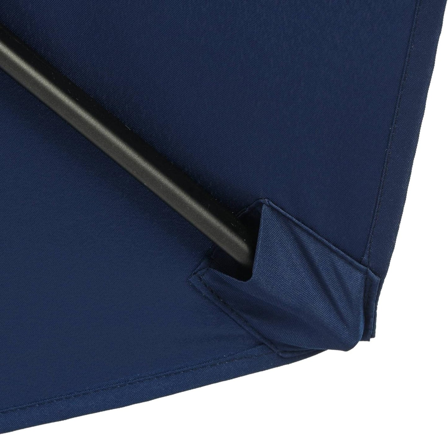 Blue Wave NU6828 Bistro 7.5-ft Hexagon Navy Blue-Polyester Canopy Market Umbrella