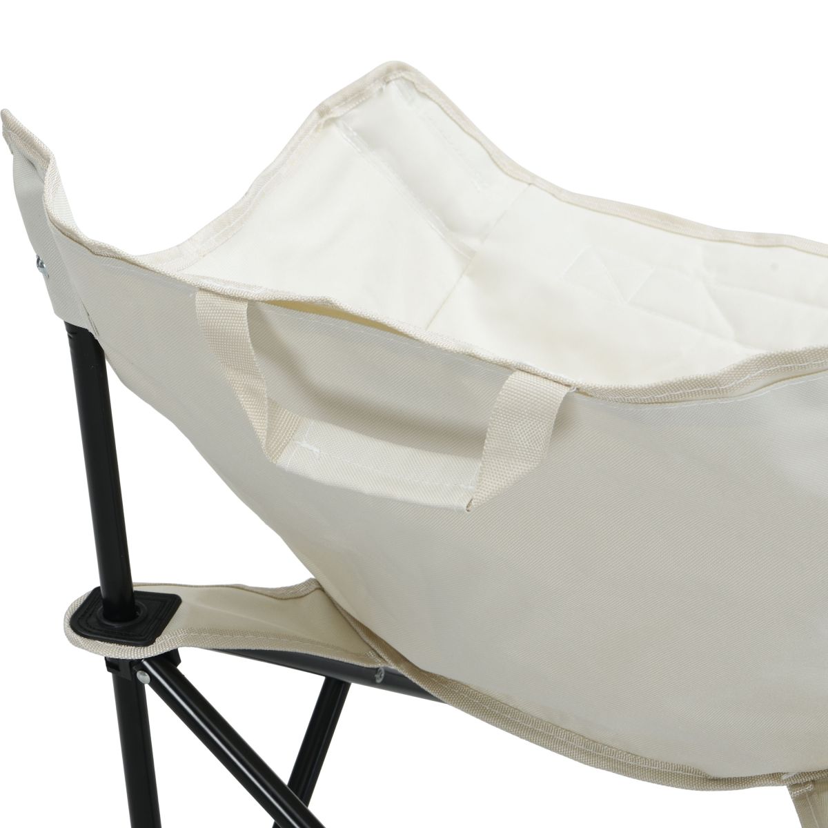 2PCS Outdoor Camping Chairs Folding/Portable, Carry Bag ,Beige