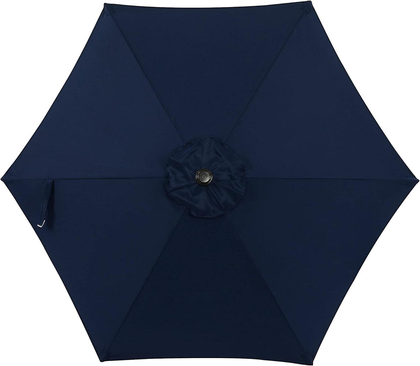 Blue Wave NU6828 Bistro 7.5-ft Hexagon Navy Blue-Polyester Canopy Market Umbrella