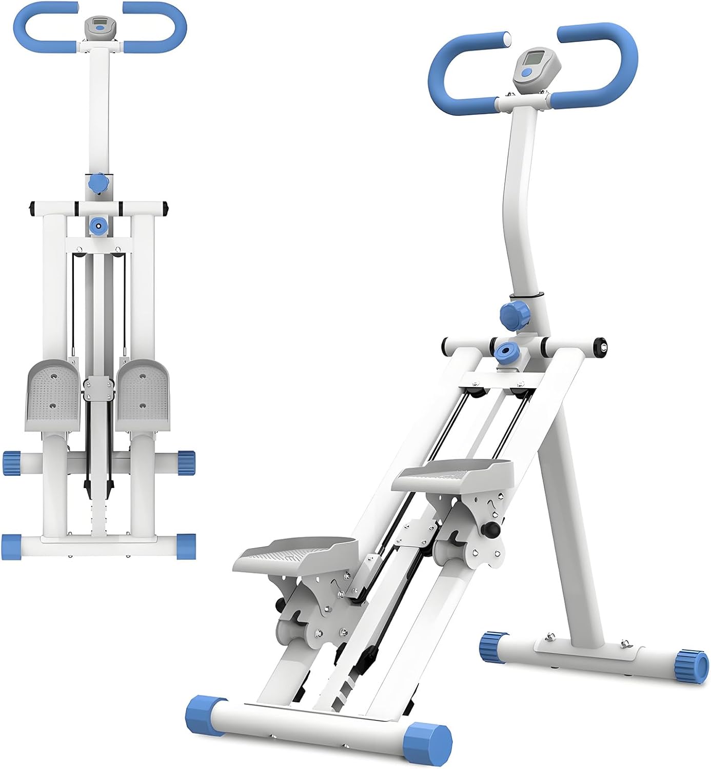 Stair Stepper with Resistance Home-Upgrade Vertical Climber Workout Machine for Full-Body Exercise Climber Fitness Equipment with Stable Frame Adjustable Handlebar