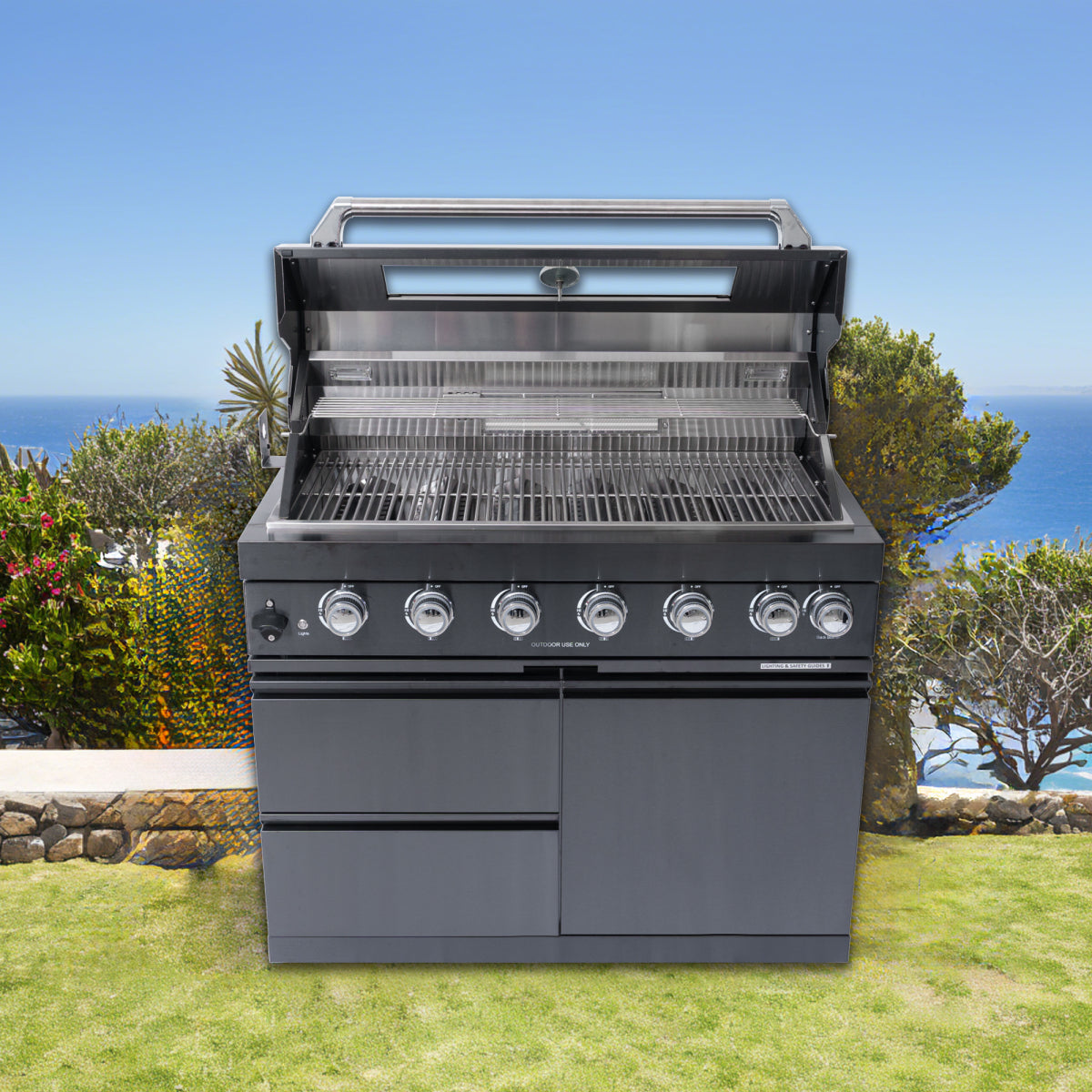 BLACK 2 Six Burners Grill
