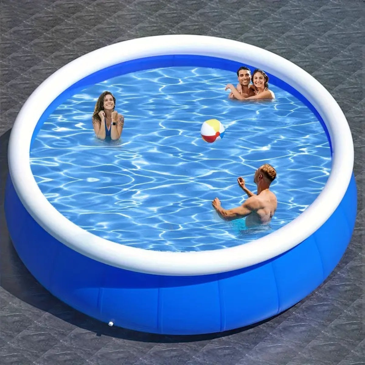 Inflatable swimming pool305*76 butterfly inflatable coil mesh pool
