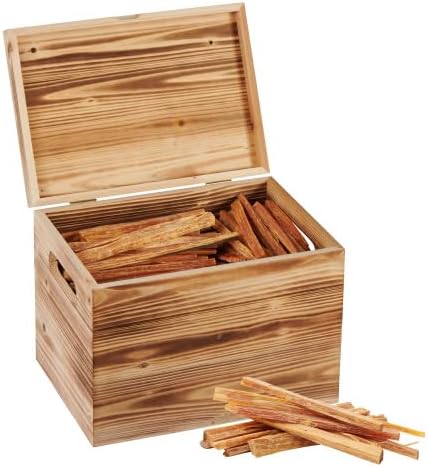 40 Lbs Fatwood Fire Starter Sticks, 100% Natural Pine Kindling Wood, Pine Firewood Firestarter for Campfire, Stove, Fireplace, Bonfires, Grill, Long-Lasting, Quick Ignition (40 LBS)