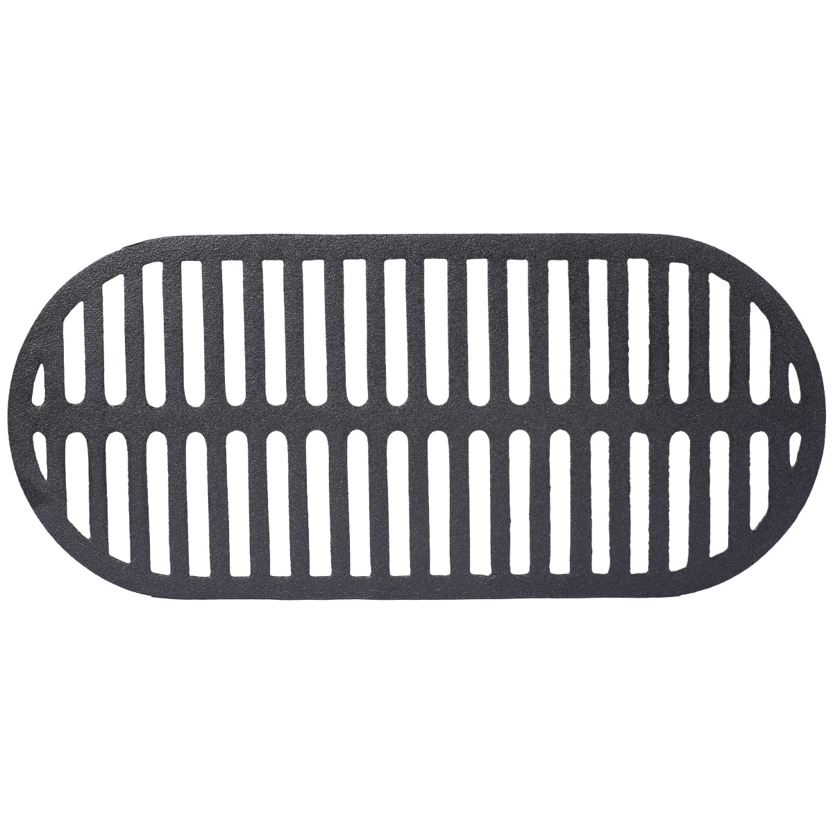Oval Cast Iron Grill Outdoor, Portable Charcoal Grill and Tabletop Cast Iron Skillet - 100% Cast Iron, Enameled, Durable, Small Charcoal Grill, Camping Stove, Hibachi Grill