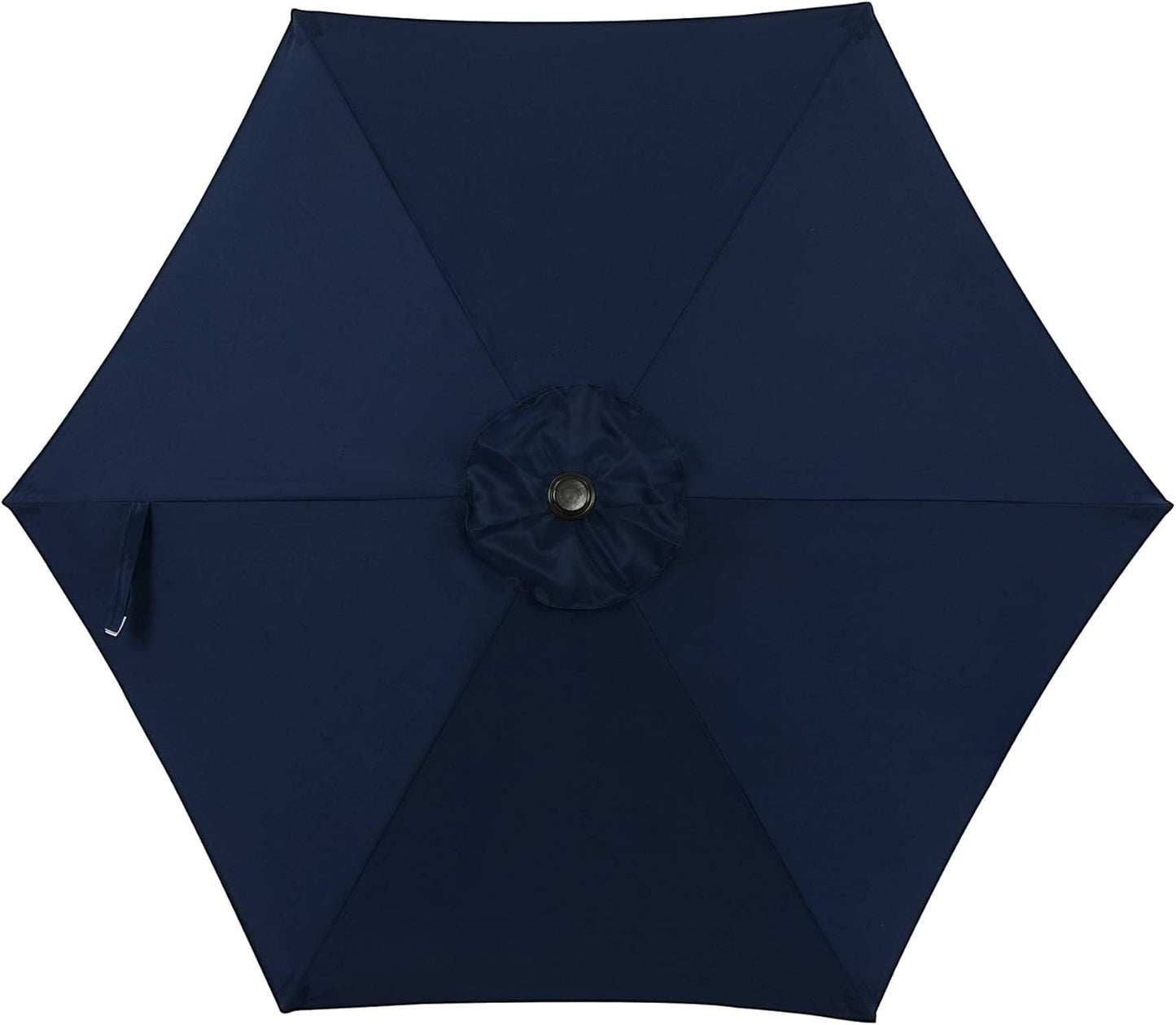 Blue Wave NU6828 Bistro 7.5-ft Hexagon Navy Blue-Polyester Canopy Market Umbrella