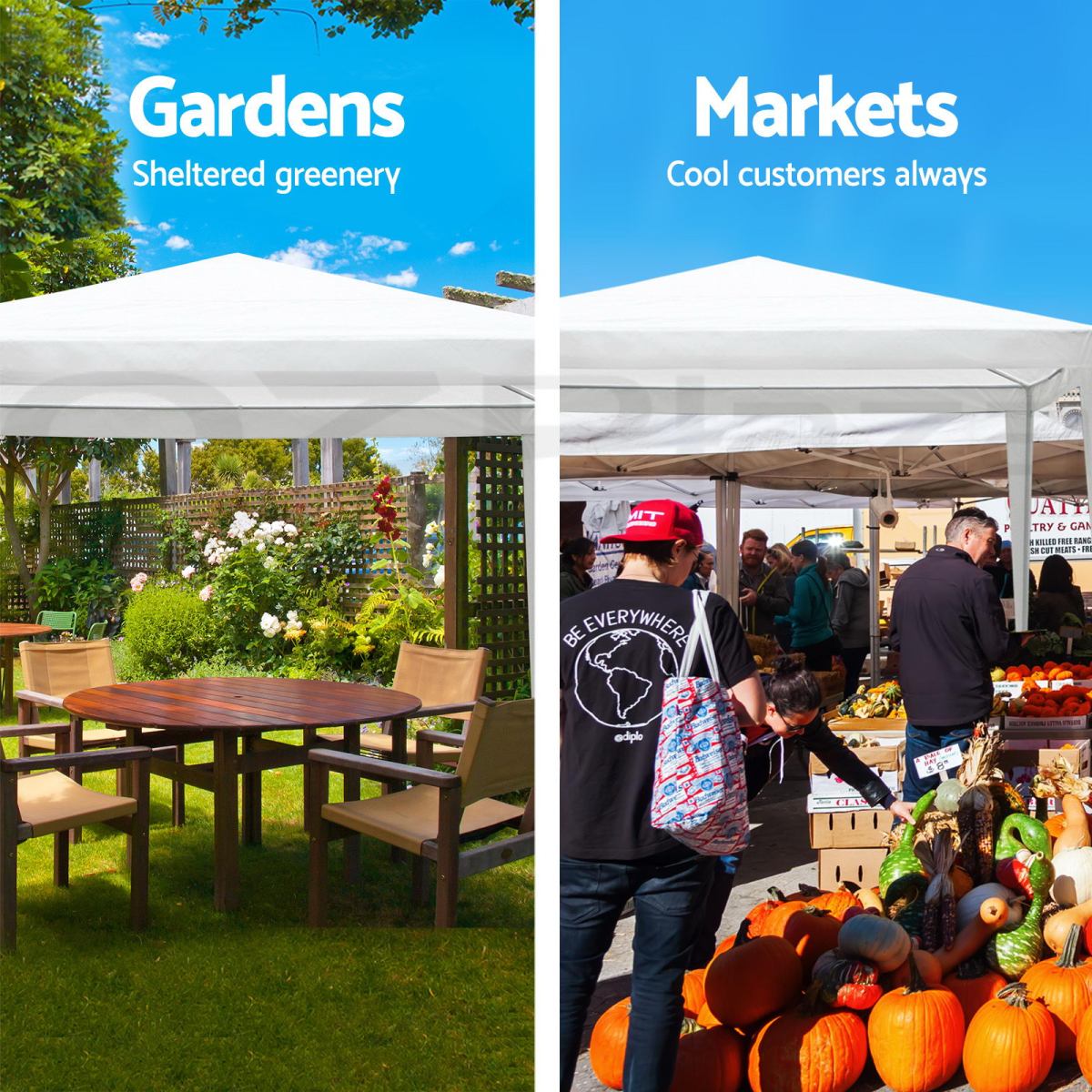 10x30' Wedding Party Canopy Tent Outdoor Gazebo with 8 Removable Sidewalls