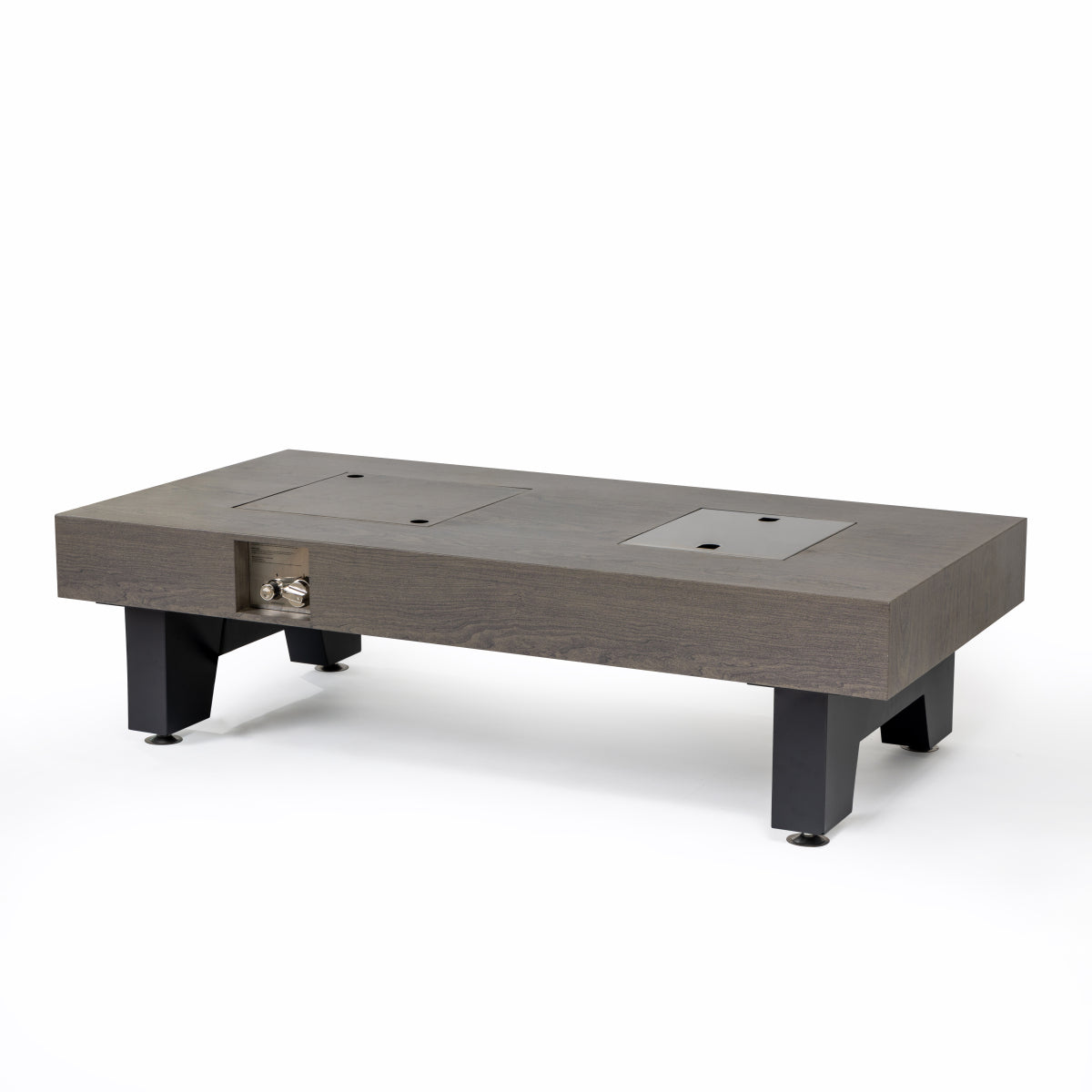 54_inch  Iron Fire Pit with Ice Bucket Design