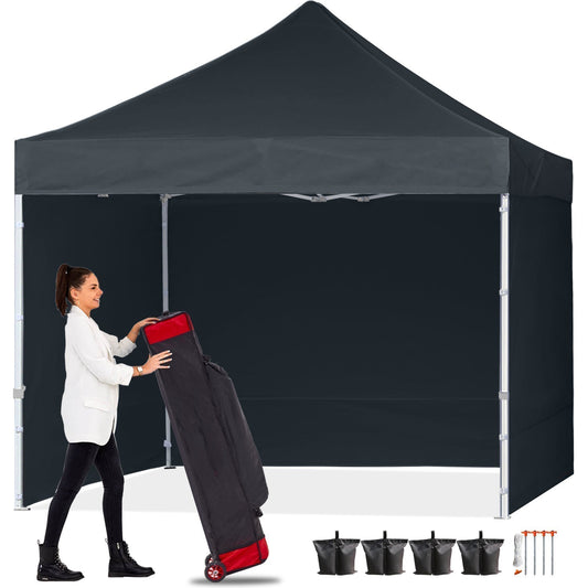 BDGEM S1 Commercial Pop Up 10x10/10x15/10x20 Canopy Tent with Sidewalls