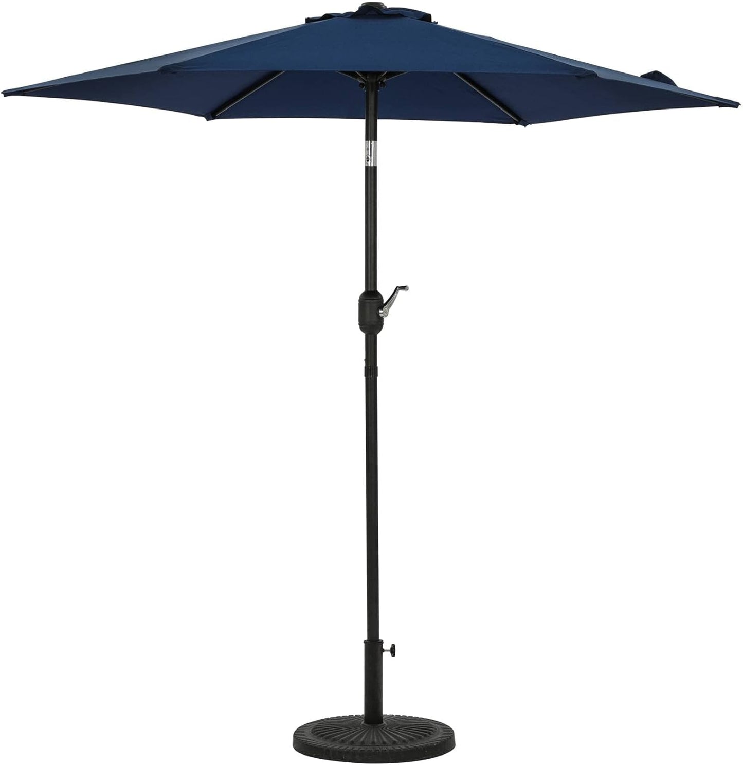 Blue Wave NU6828 Bistro 7.5-ft Hexagon Navy Blue-Polyester Canopy Market Umbrella