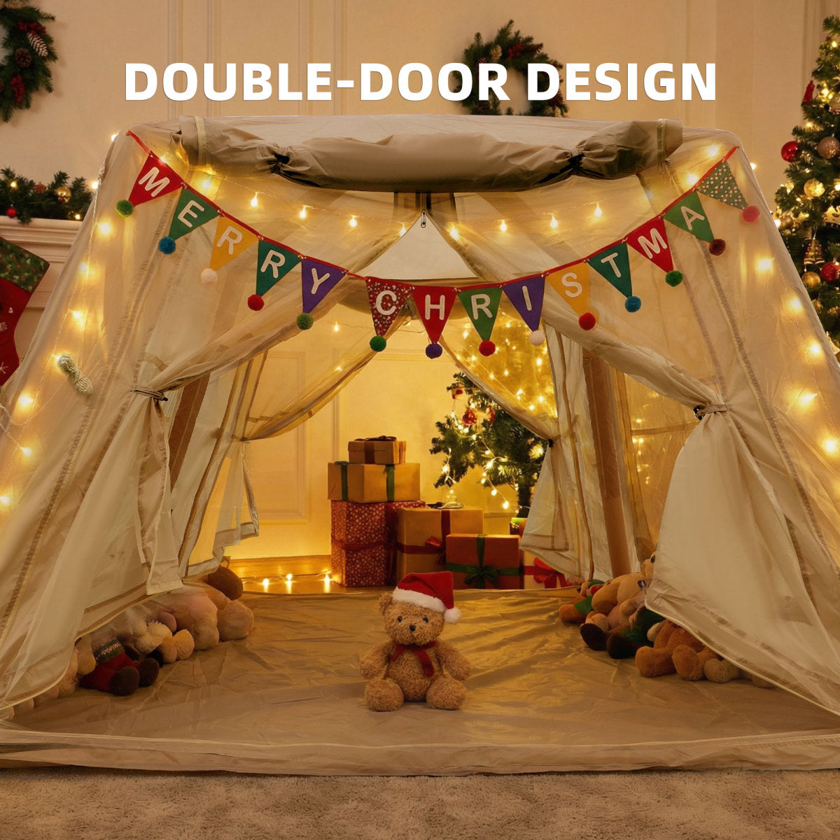 5.76 m ² Inflatable Tents for Camping with canopy, Blow Up Tent with Hand Pump, Easy Setup InflatableTent 4 Season Tent, Waterproof Oxford Air Glamping Tents for Camping Adult 2-3 Person   WL