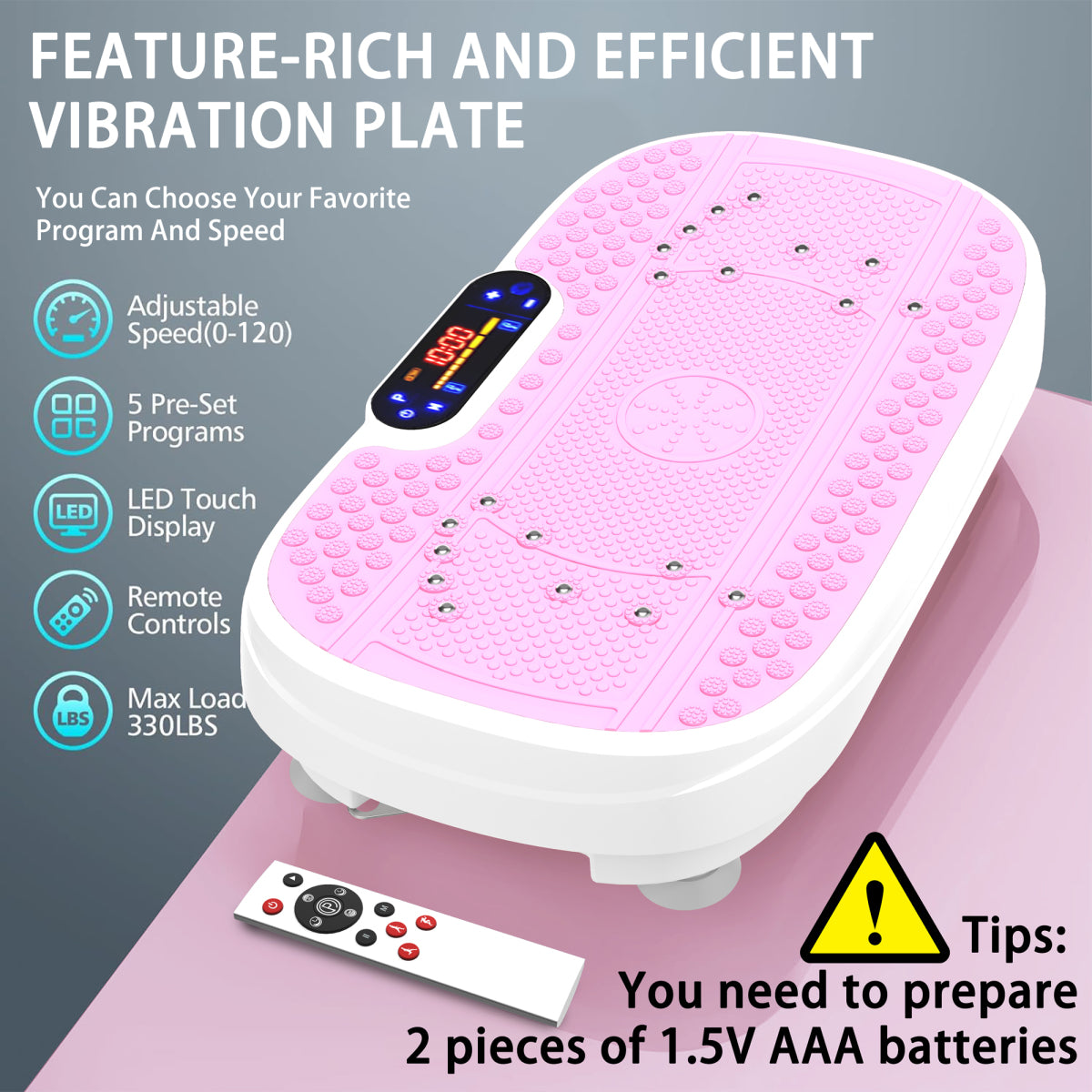 Vibration Plate Fitness Platform Exercise Machine