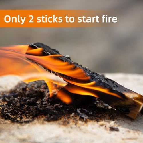 40 Lbs Fatwood Fire Starter Sticks, 100% Natural Pine Kindling Wood, Pine Firewood Firestarter for Campfire, Stove, Fireplace, Bonfires, Grill, Long-Lasting, Quick Ignition (40 LBS)